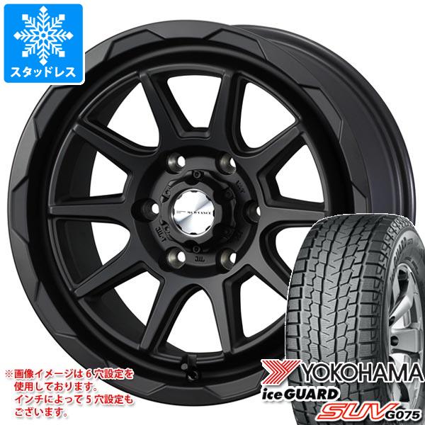 【タイヤ交換対象】CX-5 KE/KF系用 スタッドレス ヨコハマ アイスガード SUV G075 215/70R16 100Q マッドヴァンス06 タイヤホイール4本セット