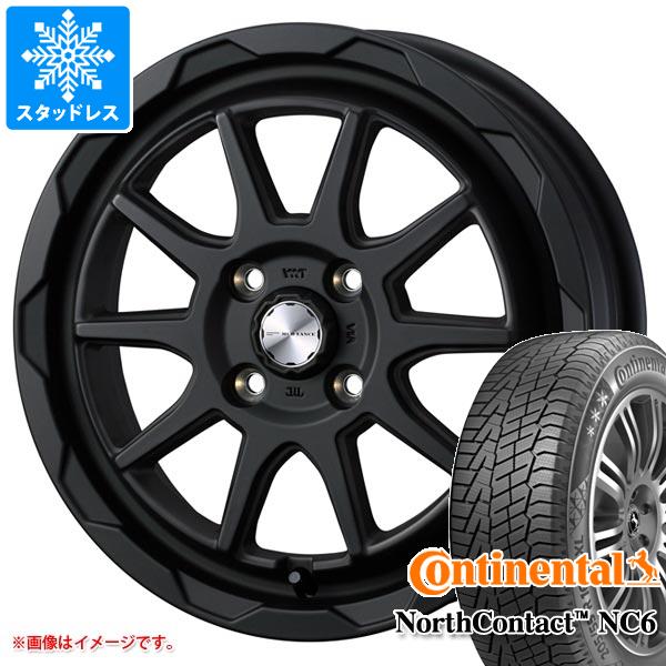 【タイヤ交換対象】ハスラー用 スタッドレス コンチネンタル ノースコンタクト NC6 165/65R14 79T マッドヴァンス06 タイヤホイール4本セット