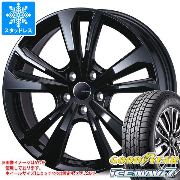 【タイヤ交換対象】MINI MINI クーパー F66用 スタッドレス グッドイヤー アイスナビ7 215/45R17 87Q スマートライン 365 タイヤホイール4本セット