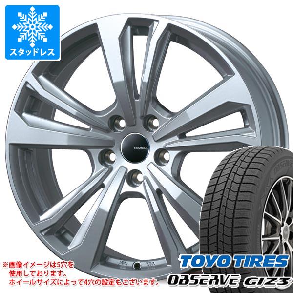【タイヤ交換対象】BMW F70 1シリーズ用 スタッドレス トーヨー オブザーブ ギズ3 205/55R17 95Q XL スマートライン 365 タイヤホイール4本セット