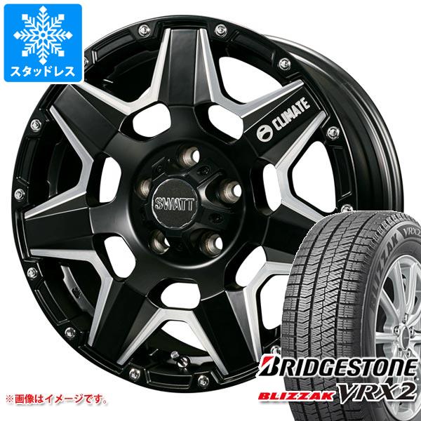 【タイヤ交換対象】T31エクストレイル用 スタッドレス ブリヂストン ブリザック VRX2 215/65R16 98Q クライメイト スワット タイヤホイール4本セット