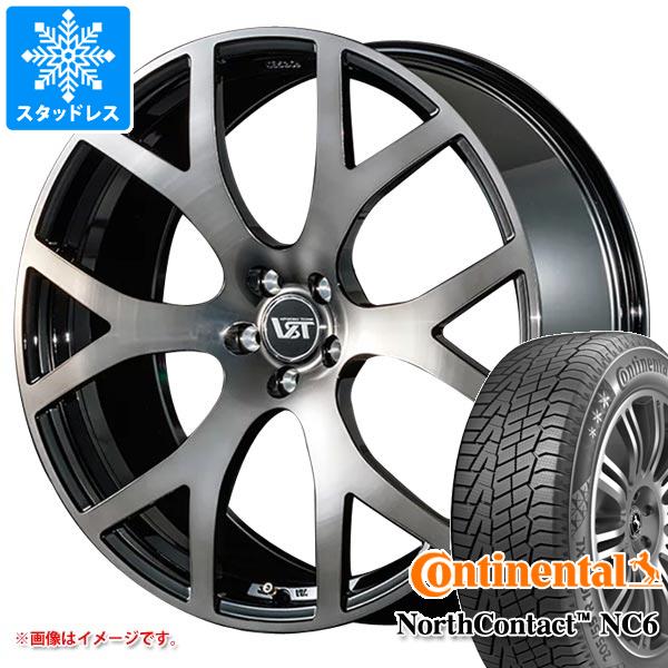 【タイヤ交換対象】ボルボ XC90 LB/LD系用 スタッドレス コンチネンタル ノースコンタクト NC6 255/55R19 111T XL VST タイプR6 フォージド タイヤホイール4本セット