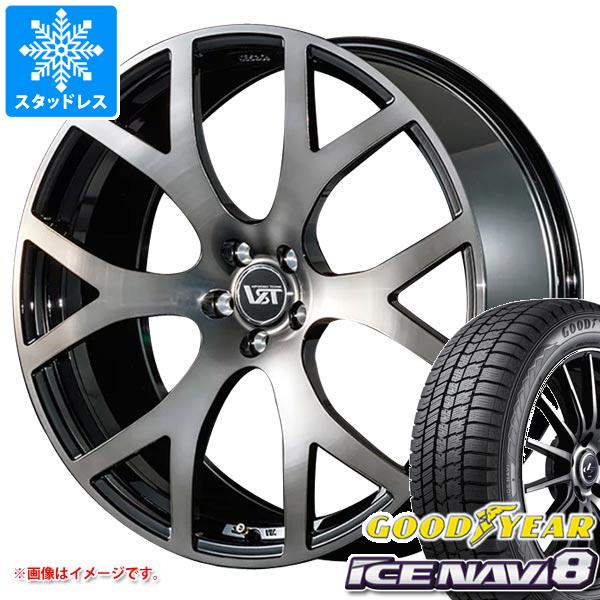 【タイヤ交換対象】ボルボ EX30 2E400R用 スタッドレス グッドイヤー アイスナビ8 245/45R19 102Q XL VST タイプR6 フォージド タイヤホイール4本セット