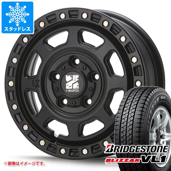 【タイヤ交換対象】タウンエース バン 400系後期用 スタッドレス ブリヂストン ブリザック VL1 165/80R14 97/95N (165R14 8PR相当) MLJ エクストリームJ XJ07 タイヤホイール4本セット