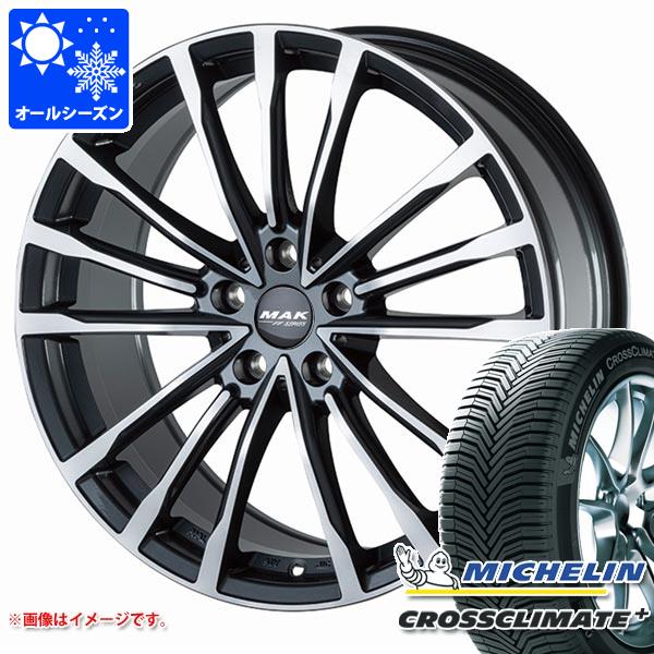 【タイヤ交換対象】BMW G22/G23 4シリーズ用 オールシーズンタイヤ ミシュラン クロスクライメートプラス 225/50R17 98W XL ランフラット MAK バビエラFF タイヤホイール4本セット