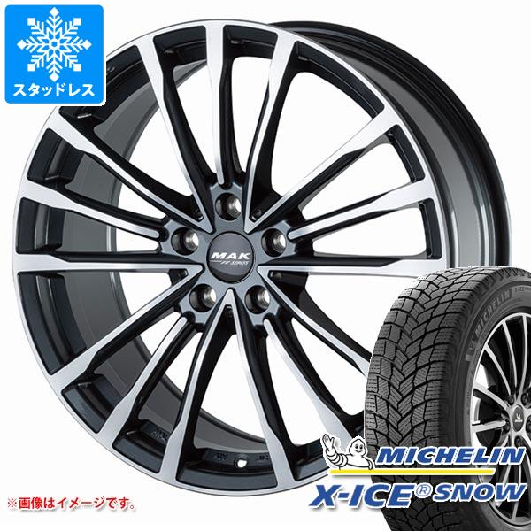 【タイヤ交換対象】BMW F44 2シリーズ用 2025年製 スタッドレス ミシュラン エックスアイススノー 225/45R17 94H XL MAK バビエラFF タイヤホイール4本セット