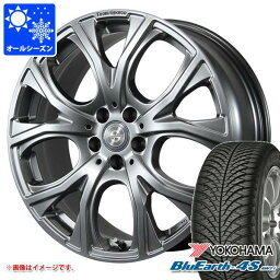 【タイヤ交換対象】ボルボ S60/V60 FD/FB系用 オールシーズンタイヤ ヨコハマ ブルーアース4S AW21 215/50R17 95W XL チームスパルコ ベネージュ タイヤホイール4本セット