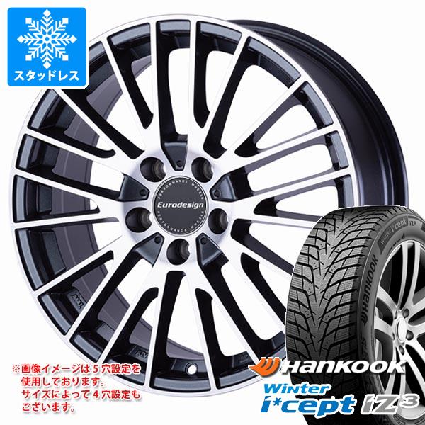 【タイヤ交換対象】シトロエン DS4 B7系用 スタッドレス ハンコック ウィンターアイセプト iZ3 W636 215/60R16 99H XL ユーロデザイン カルヴァー タイヤホイール4本セット