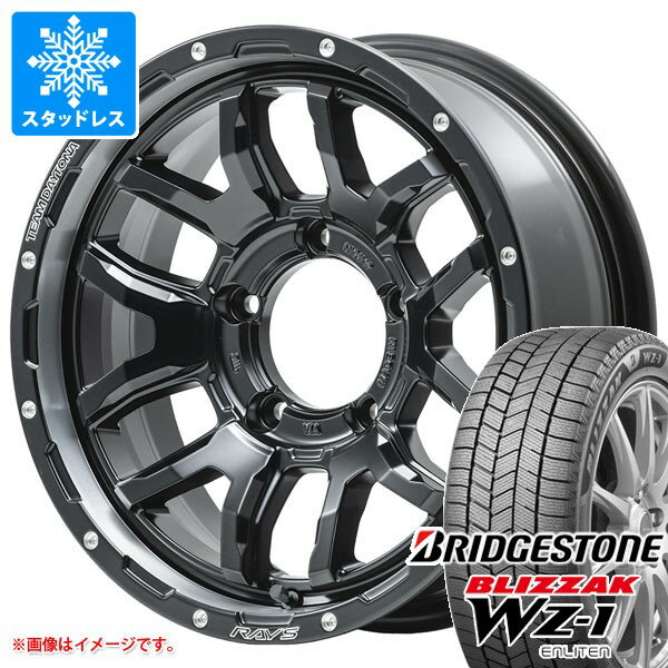 【タイヤ交換対象】スズキ ジムニー用 スタッドレス ブリヂストン ブリザック WZ-1 175/80R16 91Q 2025年10月発売サイズ レイズ デイトナ F6 ブースト タイヤホイール4本セット(2)