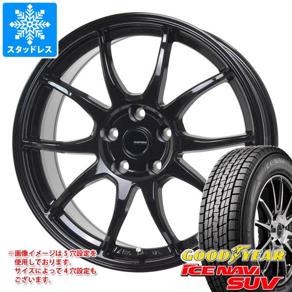 【タイヤ交換対象】スタッドレスタイヤ グッドイヤー アイスナビ SUV 235/70R16 106Q ＆ ジースピード G-06 6.5-16 タイヤホイール4本セット235/70-16 GOODYEAR ICE NAVI SUV