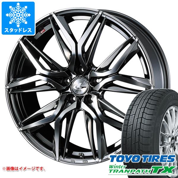 【タイヤ交換対象】スタッドレスタイヤ トーヨー ウィンタートランパス TX 215/50R17 91Q ＆ レオニス LM 7.0-17 タイヤホイール4本セット215/50-17 TOYO Winter TRANPATH TX