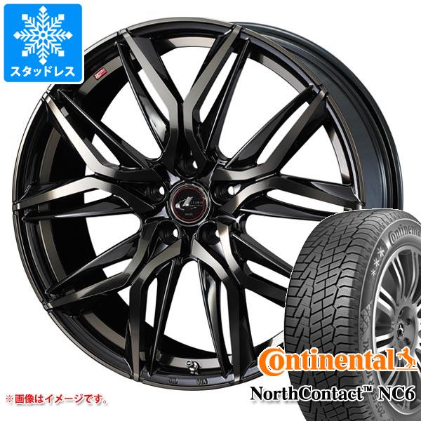 【タイヤ交換対象】スタッドレスタイヤ コンチネンタル ノースコンタクト NC6 215/55R17 98T XL ＆ レオニス LM 7.0-17 タイヤホイール4本セット215/55-17 CONTINENTAL NorthContact NC6