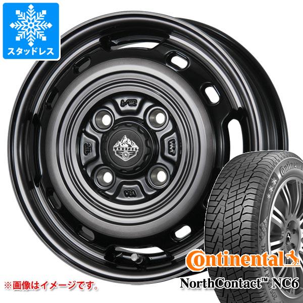【タイヤ交換対象】ハスラー用 スタッドレス コンチネンタル ノースコンタクト NC6 165/65R14 79T ランドフット XFG タイヤホイール4本セット