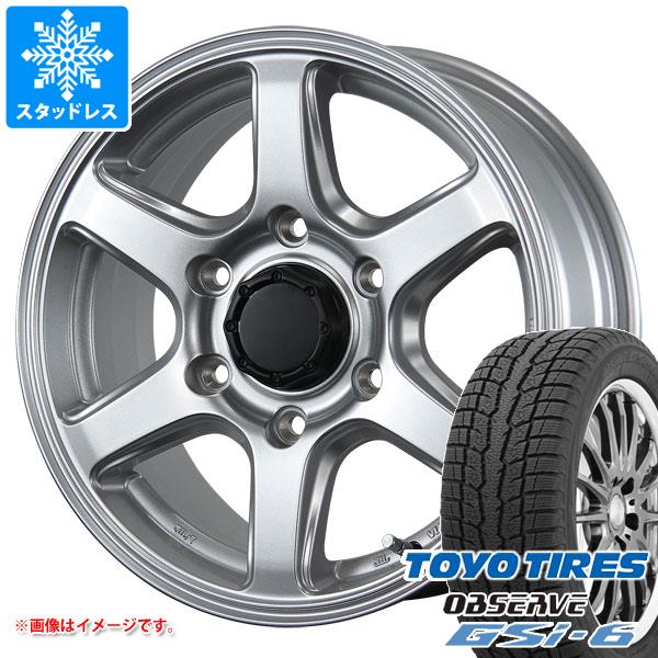 【タイヤ交換対象】5本セット トヨタ FJクルーザー 10系用 スタッドレス トーヨー オブザーブ GSi-6 265/70R17 115Q エムイーエー タイヤホイール5本セット