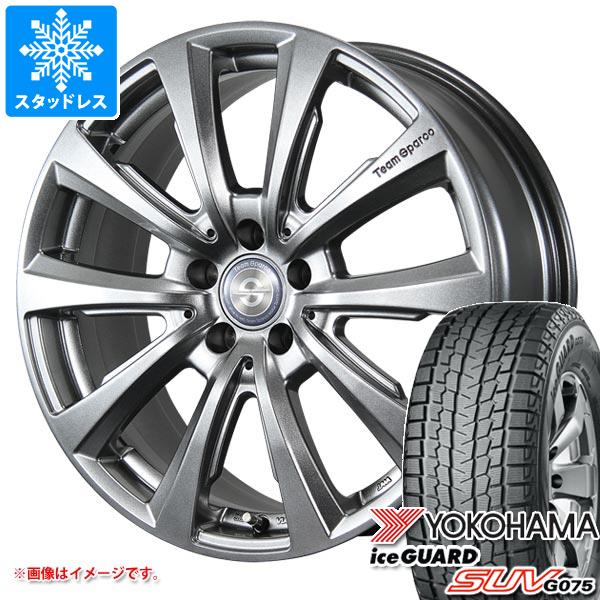 【タイヤ交換対象】ランドローバー レンジローバーヴェラール LY系用 スタッドレス ヨコハマ アイスガード SUV G075 255/55R19 111Q XL チームスパルコ ヴァローザ ver.02 タイヤホイール4本セット