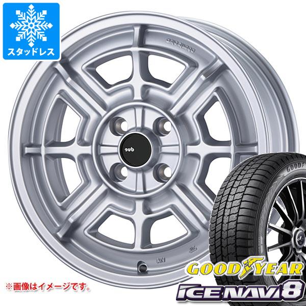 【タイヤ交換対象】フィアット 500 312系用 スタッドレス グッドイヤー アイスナビ8 185/55R15 82Q アウトストラーダ アウトストラーダ デュエ タイヤホイール4本セット