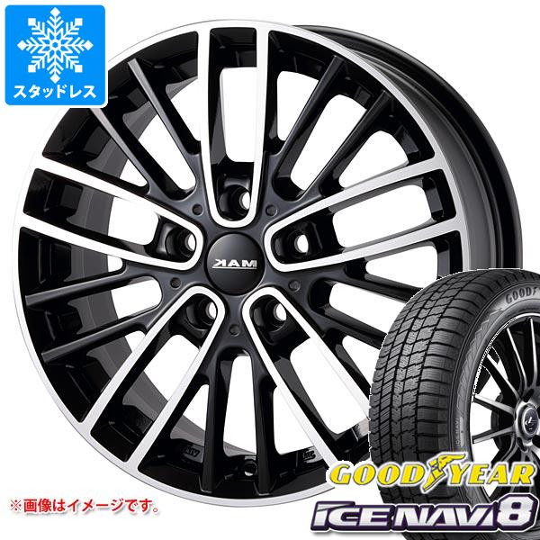 【タイヤ交換対象】MINI MINI クーパーEV J01用 スタッドレス グッドイヤー アイスナビ8 205/50R17 93Q XL MAK チェルシー タイヤホイール4本セット
