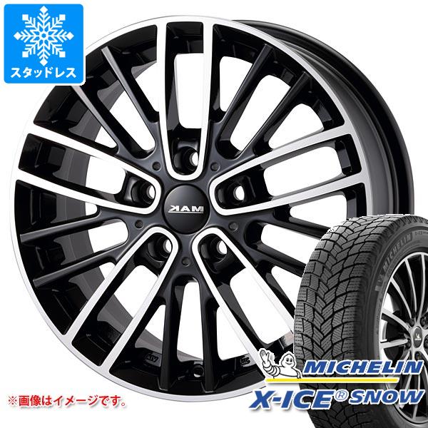 【タイヤ交換対象】MINI クロスオーバー F60用 2024年製 スタッドレス ミシュラン エックスアイススノー 205/65R16 99T XL MAK チェルシー タイヤホイール4本セット