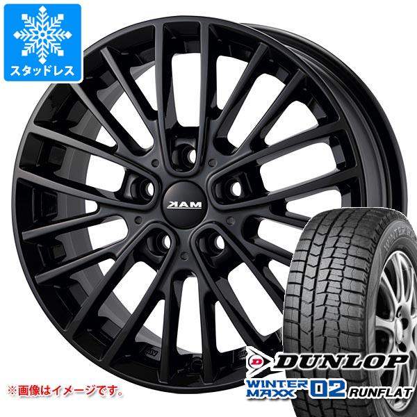 【タイヤ交換対象】MINI クロスオーバー F60用 スタッドレス ダンロップ ウインターマックス02 DSST WM02 225/50RF18 95Q ランフラット MAK チェルシー タイヤホイール4本セット