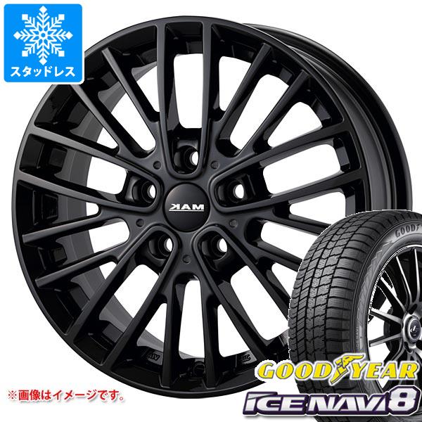 【タイヤ交換対象】MINI クラブマン F54用 スタッドレス グッドイヤー アイスナビ8 225/40R18 92Q XL MAK チェルシー タイヤホイール4本セット