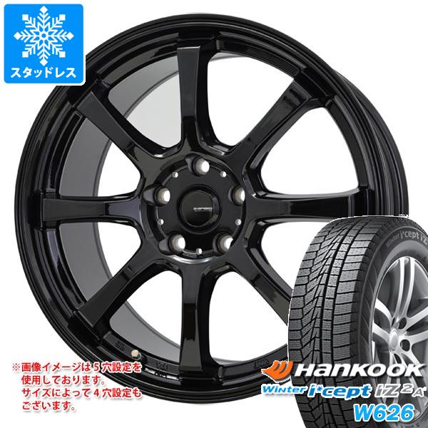 【タイヤ交換対象】2025年製 スタッドレスタイヤ ハンコック ウィンターアイセプト iZ2エース W626 165/70R14 81T ＆ ジースピード G-08 5.5-14 タイヤホイール4本セット165/70-14 HANKOOK Winter i cept iZ2A W626