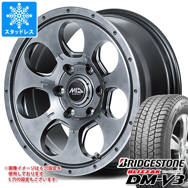 【タイヤ交換対象】T32エクストレイル用 スタッドレス ブリヂストン ブリザック DM-V3 225/70R16 103Q ロードマックス マッドエージェント タイヤホイール4本セット