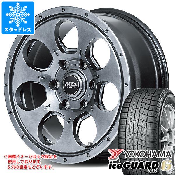 【タイヤ交換対象】T31エクストレイル用 スタッドレス ヨコハマ アイスガードシックス iG60 215/65R16 98Q ロードマックス マッドエージェント タイヤホイール4本セット