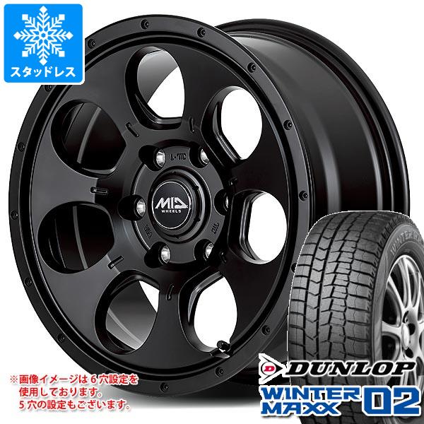 【タイヤ交換対象】T31エクストレイル用 スタッドレス ダンロップ ウインターマックス02 WM02 215/65R16 98Q ロードマックス マッドエージェント タイヤホイール4本セット