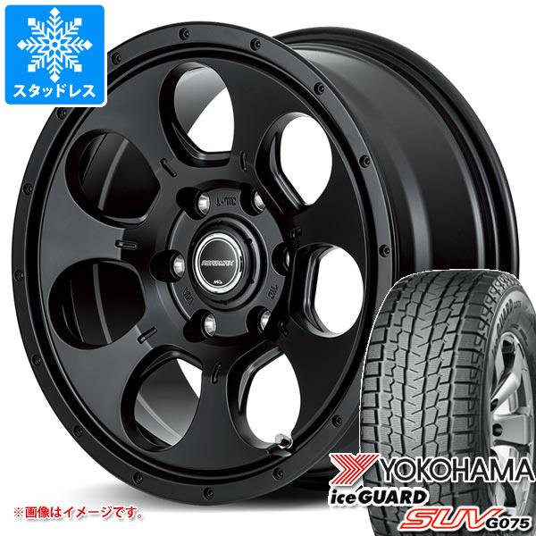 【タイヤ交換対象】ハイエース 200系用 2025年製 スタッドレス ヨコハマ アイスガード SUV G075 215/65R16C 109/107Q ロードマックス マッドエージェント タイヤホイール4本セット