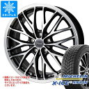 【タイヤ交換対象】2025年製 スタッドレスタイヤ ミシュラン エックスアイススノー 225/45R18 95H XL & クロノス CH-113 7.0-18 タイヤホイール4本セット225/45-18 MICHELIN X-ICE SNOW