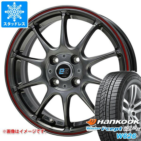 【タイヤ交換対象】スタッドレスタイヤ ハンコック ウィンターアイセプト iZ2エース W626 165/55R15 79T XL ＆ ジースピード es-01 4.5-15 タイヤホイール4本セット165/55-15 HANKOOK Winter i cept iZ2A W626