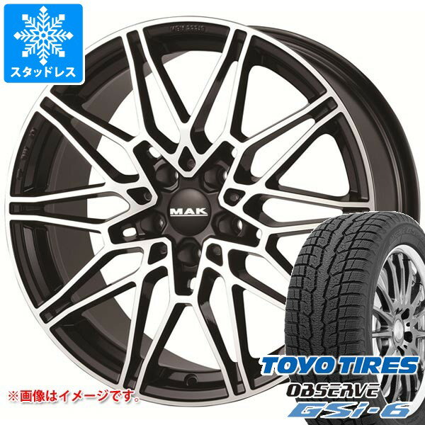 【タイヤ交換対象】BMW U11 X1用 スタッドレス トーヨー オブザーブ GSi-6 225/55R18 98Q MAK ケーニッヒ タイヤホイール4本セット