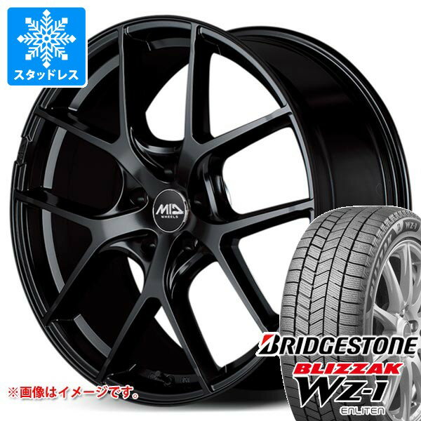 【タイヤ交換対象】レクサス NX 20系用 スタッドレス ブリヂストン ブリザック WZ-1 235/55R19 101Q レフィナーダ モーション4 タイヤホイール4本セット