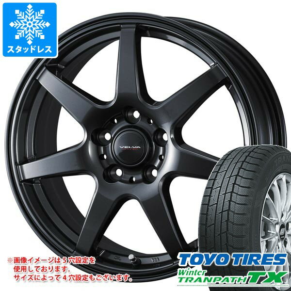 【タイヤ交換対象】トヨタ 40系アルファード用 スタッドレス トーヨー ウィンタートランパス TX 225/55R19 99Q ヴェルヴァ ワンダー タイヤホイール4本セット