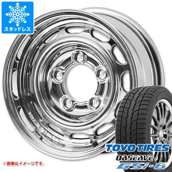 【タイヤ交換対象】スズキ ジムニー用 スタッドレス トーヨー オブザーブ GSi-6 175/80R16 91Q アピオ ワイルドボア ベンチュラ タイヤホイール4本セット