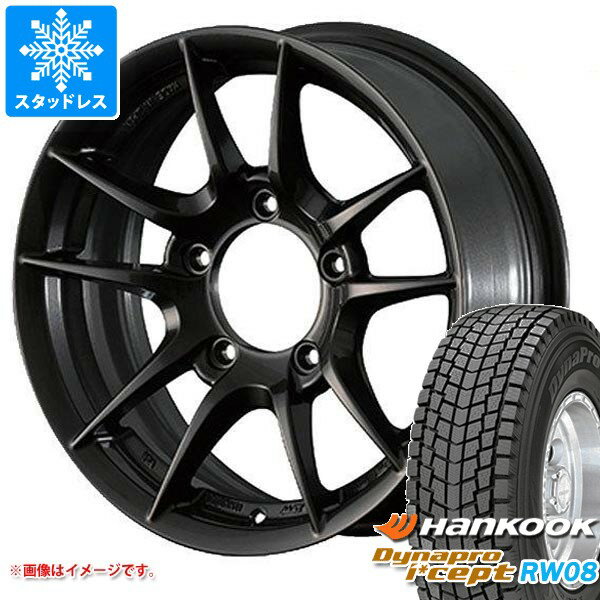 【タイヤ交換対象】5本セット スズキ ジムニー用 スタッドレス ハンコック ダイナプロアイセプト RW08 175/80R16 91Q アピオ ワイルドボア Z タイヤホイール5本セット