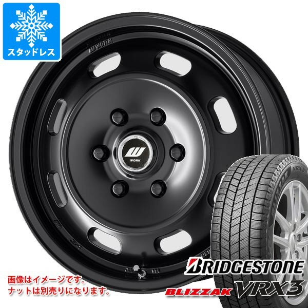 【タイヤ交換対象】トヨタ ハイエース 200系用 スタッドレス ブリヂストン ブリザック VRX3 215/70R16 100Q ワーク エクストラップ DTHC タイヤホイール4本セット