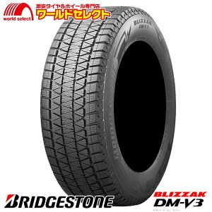 【タイヤ交換対象】 送料無料 新品 処分特価 255/45R20 101Q タッドレスタイヤ ブリヂストン BLIZZAK DM-V3 SUV専用 日本製 国産 BRIDGESTONE ブリザック DMV3 255/45-20 255/45/20インチ 冬 スノー