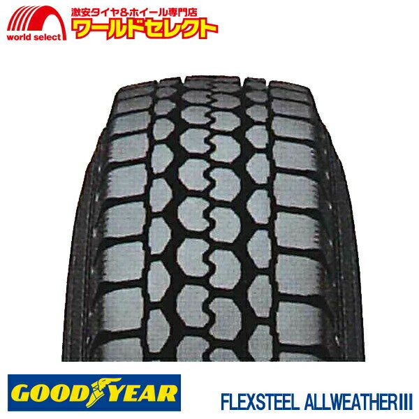 【タイヤ交換対象】 送料無料 2本セット 195/85R16 114/112L LT T/L グッドイヤー FLEXSTEEL ALLWEATHERIII オールシーズンタイヤ M+S GOODYEAR フレックススチール 新品 単品 16インチ ライトトラック用