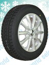 【タイヤ交換対象】 4本セット 185/65R15 15×5.5J +42 4穴 PCD100 新品 スタッドレスタイヤホイールセット グッドイヤー ICE NAVI 7 ウェッズ WEDS SECRET SH アルミ シルバー 冬 15インチ 2