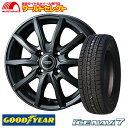 【タイヤ交換対象】 4本セット 175/65R15 15×5.5J 42 4穴 PCD100 新品 スタッドレスタイヤホイールセット グッドイヤー ICE NAVI 7 ウェッズ WEDS TEAD SH アルミ ガンメタ 冬 15インチ