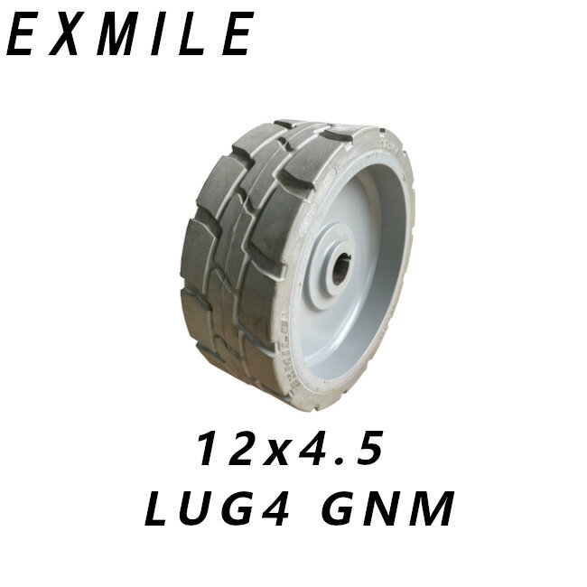 Rakuten - 訳あり2019年製 高所作業車用タイヤEMILE 12x4.5 GNM