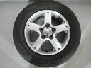 【中古】ENKEI 三菱 パジェロミニ15×5.5J 114.3-5H+46 67.1Φ YOKOHAMA GEOLANDER SUV175/80R15 90S2016年製 8分山 1本タイヤホイールセット