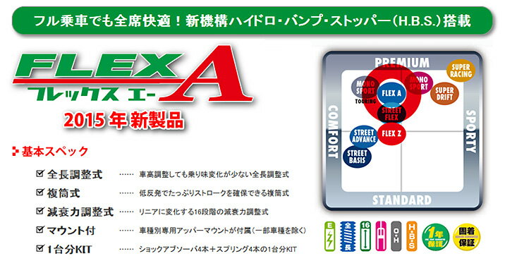 テイン フレックスA クラウンアスリート(GRS214/FR)用 対応年式:2012.12+ [TEIN][車高調][FLEX A][VSC76-D1SS3]