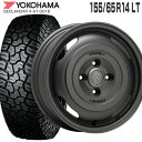 ジオランダー X-AT G016 155/65R14 ヨコハマタイヤ YOKOHAMA TIRES エクストリームJ ジャーニー 14×4.5 PCD100/4H 43 ガンブラック 14インチ サマータイヤ 4本 ホイールセット GEOLANDAR X-AT XTREME-J JOURNEY ラギッドテレーン オフロード