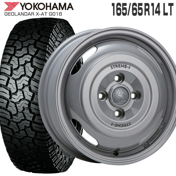 WI_[ X-AT G016 165/65R14 81/78 LT Rn} YOKOHAMA GNXg[J W[j[ 14~4.5 PCD100/4H +43 ZgO[ 14C` T}[^C 4{ zC[Zbg GEOLANDAR X-AT G016 XTREME-J I[e[ It[h