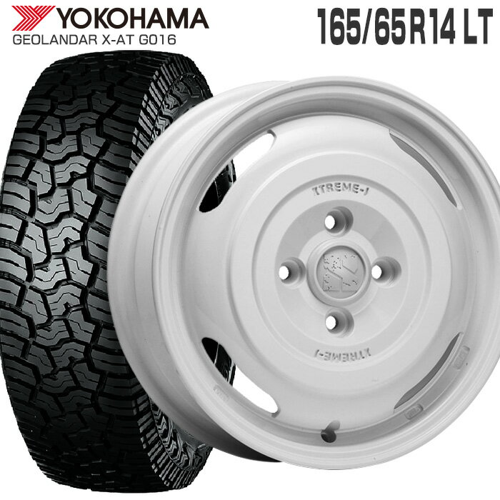 WI_[ X-AT G016 165/65R14 81/78 LT Rn} YOKOHAMA GNXg[J W[j[ 14~4.5 PCD100/4H +43 OXzCg 14C` T}[^C 4{ zC[Zbg GEOLANDAR X-AT G016 XTREME-J I[e[ It[h