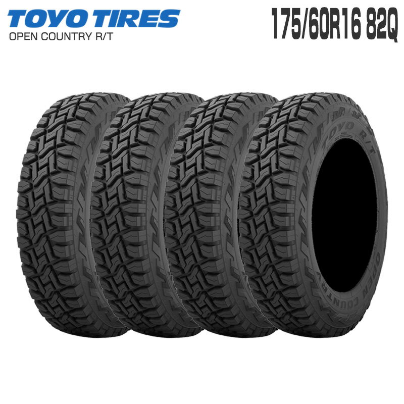 (4{Zbg) I[vJg[ RT 175/60R16 82Q 16C` ^CPi g[[ TOYO TIRES OPEN COUNTRY R/T Mbhe[ }bhe[ I[e[