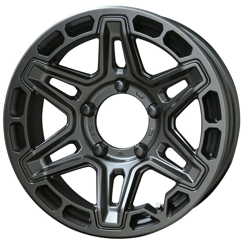 Rakuten - PPX MK6 16×5.5J PCD139.7 5H INSET+22 ハブ径φ108.3 ステルスグレーメタリック16インチ ホイール単品 1本 PPX MK6 共豊 AME