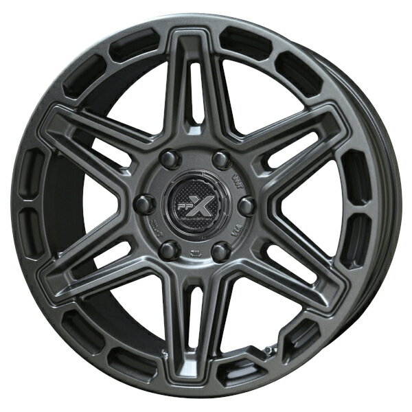 Rakuten - PPX MK6 18×8.0J PCD139.7 6H INSET+50 ハブ径φ95.3 JWL-T ステルスグレーメタリック18インチ ホイール単品 1本 PPX MK6 共豊 AME